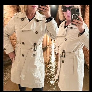 LL Bean Double Breasted Commuter Trench